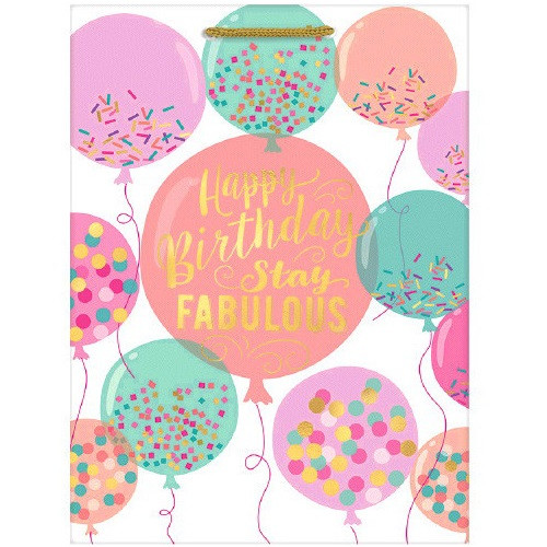 Fabulous Birthday Balloon Gift Bag
