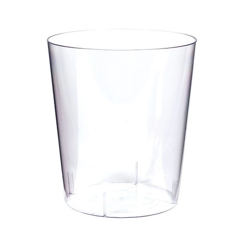 Cylinder Container. This plastic transparent container can be used to display candy for weddings, birthdays, showers, and many other special occasions. Measures about 5in in diameter and 6in tall.