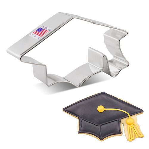 Grad Cap Cookie Cutter