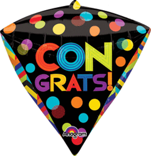 Dots Congrats Diamondz 17in. Dots Congrats Diamondz 17in.