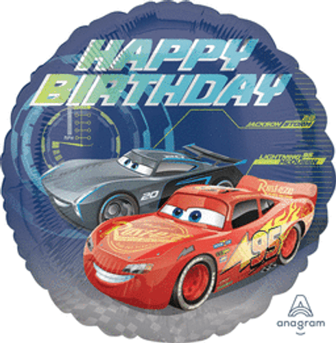 Cars 3 Happy Birthday 18in. Cars 3 Happy Birthday 18in.