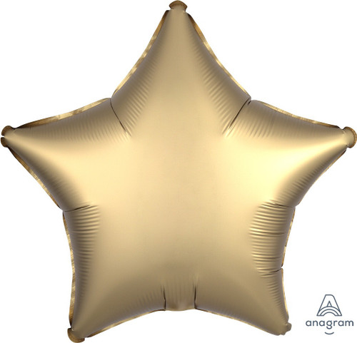Satin Luxe Gold Sateen Star 19in.