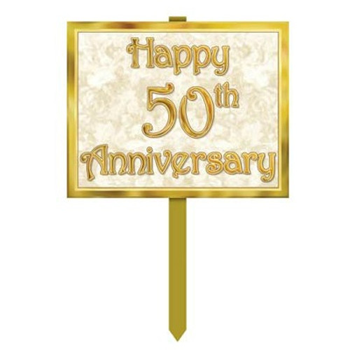 50th Anniversary Yard Sign 50th Anniversary Yard Sign