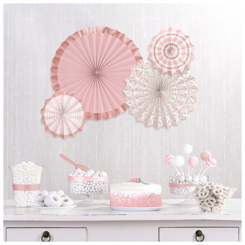 Blush Wedding Paper Fans Blush Wedding Paper Fans