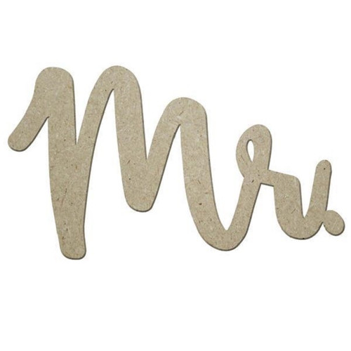 Wedding Mr. Fiberboard Sign Wedding Mr. Fiberboard Sign