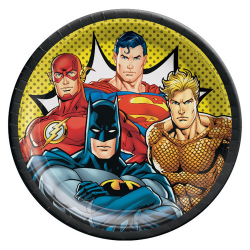 Justice League Heroes Unite Dinner Plates Justice League Heroes Unite Dinner Plates