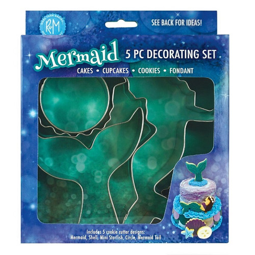 Mermaid Cookie Cutter Set 5pc Mermaid Cookie Cutter Set 5pc