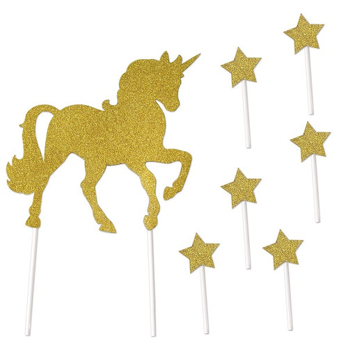 Unicorn Pick Cake Topper