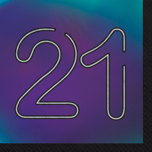 Finally 21 Luncheon Napkins Finally 21 Luncheon Napkins