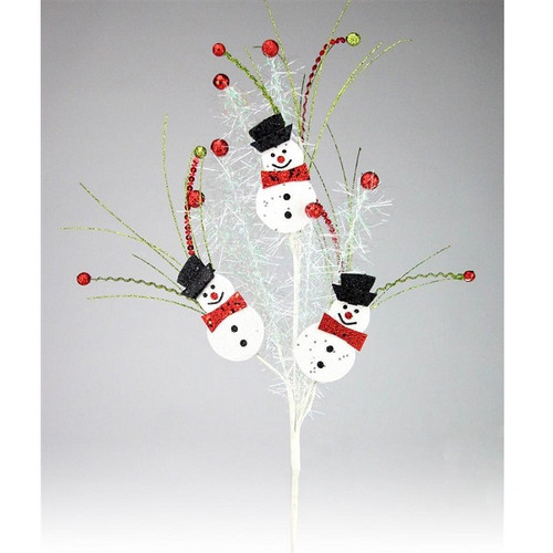 Glitter Snowman Ball & Sequin Spray