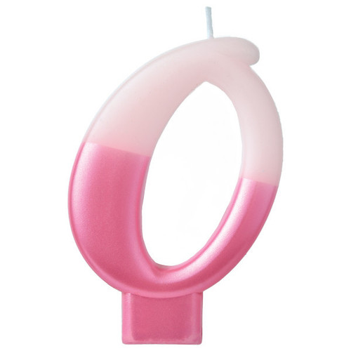 Pink Ombre Numeral Candles Pink Ombre Numeral Candles