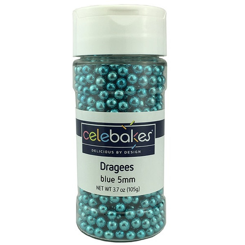 Blue Dragees 5mm