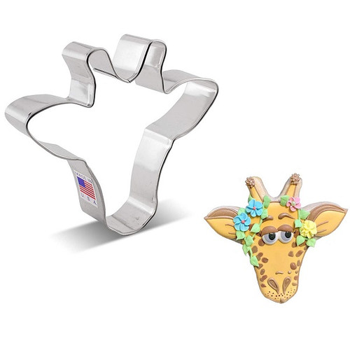 Giraffe Face Cookie Cutter Giraffe Face Cookie Cutter