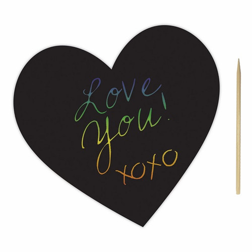 Valentine's Day Scratch Art