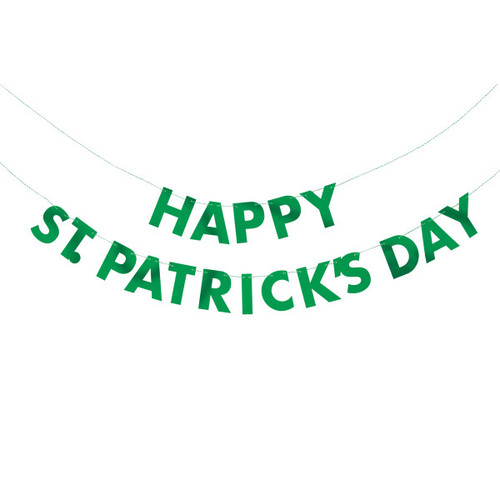 Foil Happy St. Patrick's Day Letter Banner