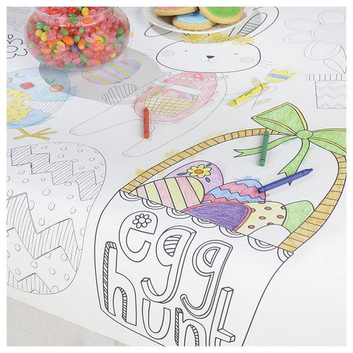 Easter Coloring Table Cover