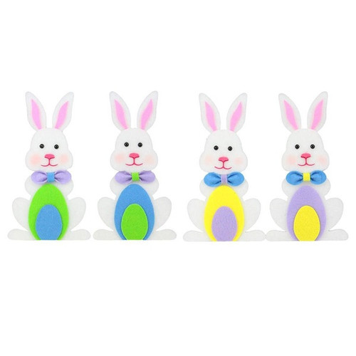 Foam Bunny With Felt Egg Decoration