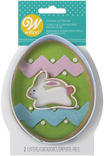 Easter Bunny & Egg Cookie Cutter Set