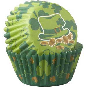 Shamrock Mini Baking Cups