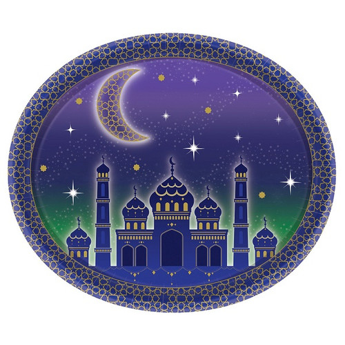 Eid Celebration Oval Plates