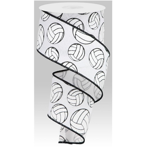 Glitter Volleyball Ribbon Glitter Volleyball Ribbon