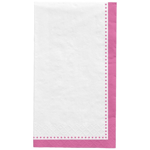Bright Pink Premium Buffet Napkins