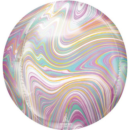 Pastel Marblez Orbz Balloon 16in Pastel Marblez Orbz Balloon 16in