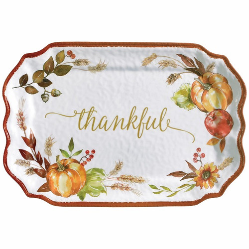Large Thanksgiving Melamine Serving Platter Large Thanksgiving Melamine Serving Platter