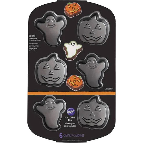 Ghost & Pumpkin Mini Cake Pan Ghost & Pumpkin Mini Cake Pan