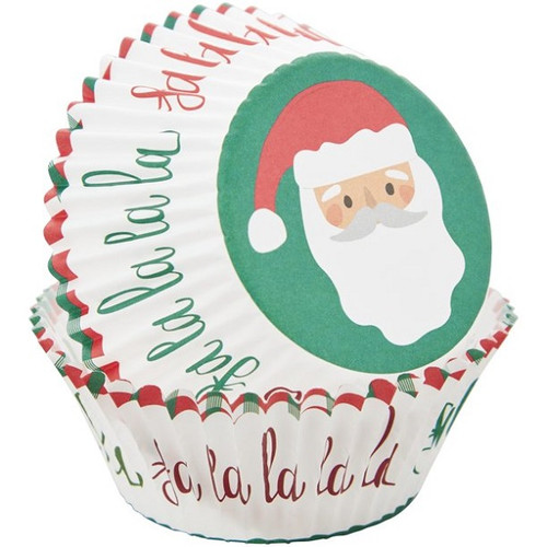 Santa Baking Cups