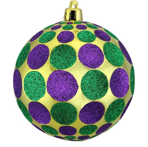 Dent In Dot Ball Ornament