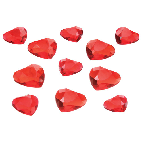 Red Heart Gem Scatter