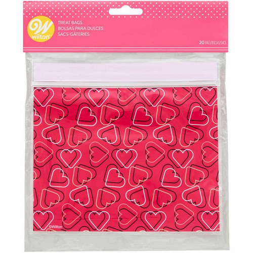 Hearts Resealable Treat Bags