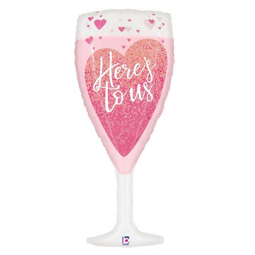 Here's To Us Balloon 37in