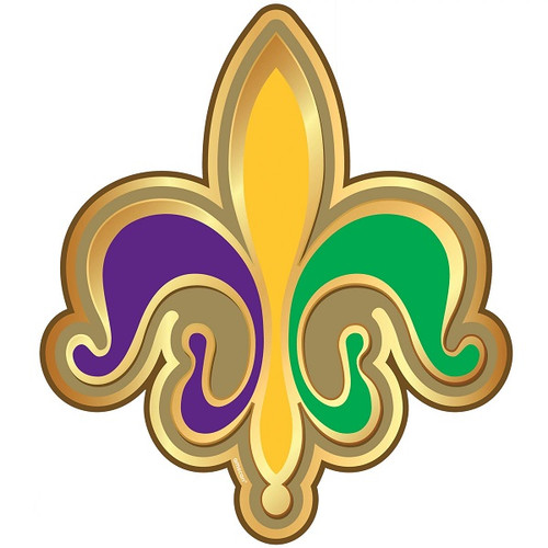 Mardi Gras Small Cutout