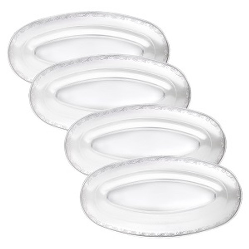 Small Clear Oval Tray