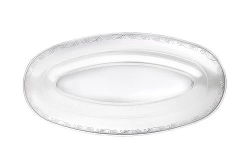 Medium Clear Oval Tray