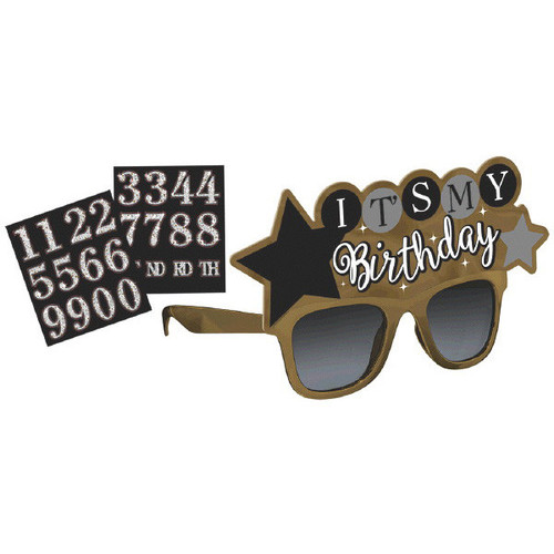 Sparkling Celebration Add-Any-Age Glasses