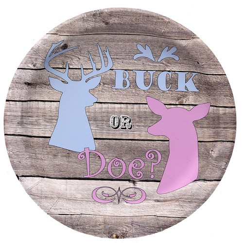 Buck or Doe Dinner Plates