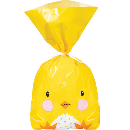 Easter Chick Shaped Cello Bags
