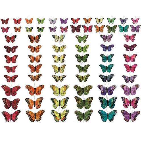 Feather Butterfly Assortment