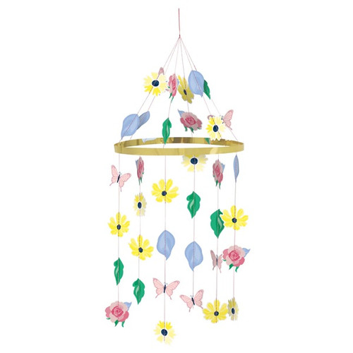 Pastel Floral Chandelier Decoration