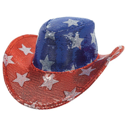 Patriotic Sequin Cowboy Hat Patriotic Sequin Cowboy Hat