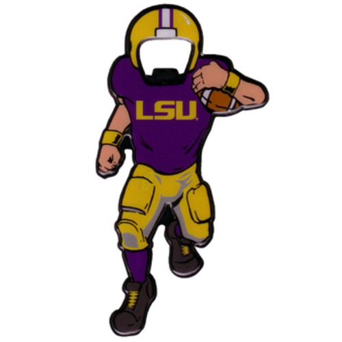 LSU Tigers Football Player Bottle Opener Magnet LSU Tigers Football Player Bottle Opener Magnet