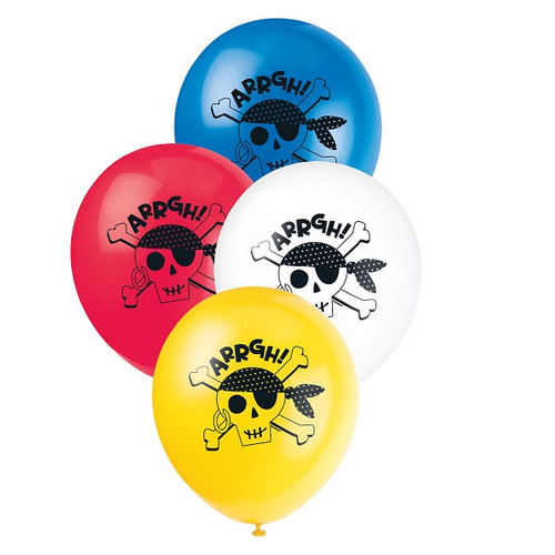 Ahoy Pirate Latex Balloons