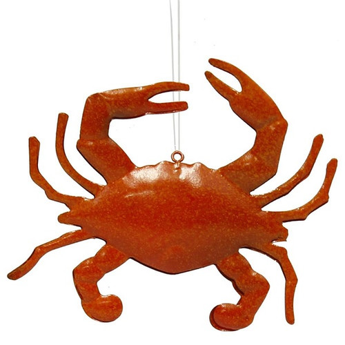 Tin Crab Ornament