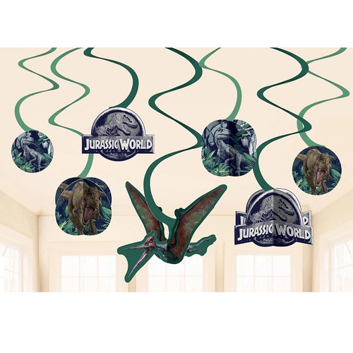 Jurassic World Into the Wild Spiral Decorations Jurassic World Into the Wild Spiral Decorations