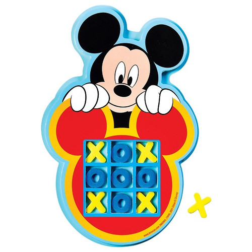 Mickey Mouse Shaped Foam Tic Tac Toe Game
