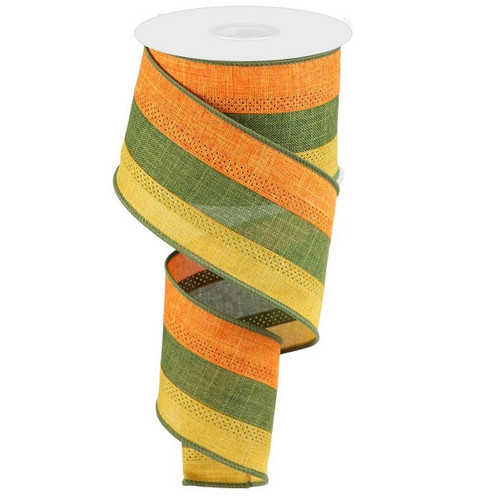 Fall Muted Stripe Ribbon Fall Muted Stripe Ribbon