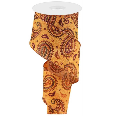 Fall Paisley Ribbon Fall Paisley Ribbon